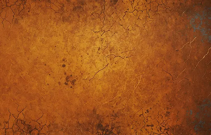 Burnt Orange Cracked Texture Background